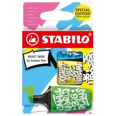 Mini surligneurs Stabilo Boss colorés