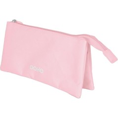 ✅ Trousse triple Dohe Serenity - Fermeture à double glissière avec tirette en caoutchouc - Rose couleur Rosa en stock