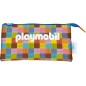 Trousse triple Playmobil Dohe Unite As One - Fermeture à double glissière avec tirette en caoutchouc