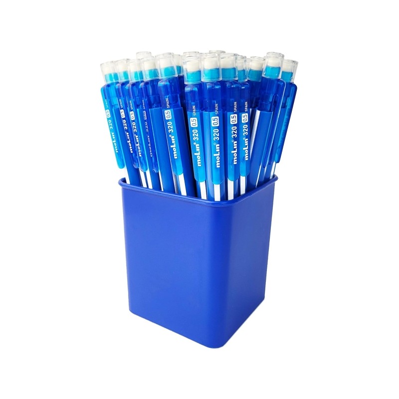 Porte-mines HB 0,5 mm Molin Grafic-320 bleu x50 Porte-mines HB 0,5 mm Molin Grafic-320 bleu x50