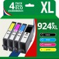 Pack compatible HP 924e XL, 4 cartouches Pack compatible HP 924e XL, 4 cartouches