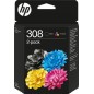 HP 308 Multipack Noir et couleurs HP 308 Multipack Noir et couleurs