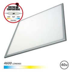 ✅ Panneau LED Elbat 60x60 40W - 4600Lm - Sélecteur 3 Températures - Couleur Blanc couleur Blanc en stock
