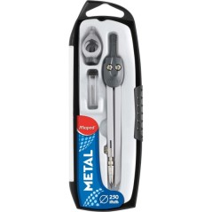 ✅ Maped Start Compas en métal avec bras articulé – Comprend un adaptateur et des câbles de rechange couleur en stock