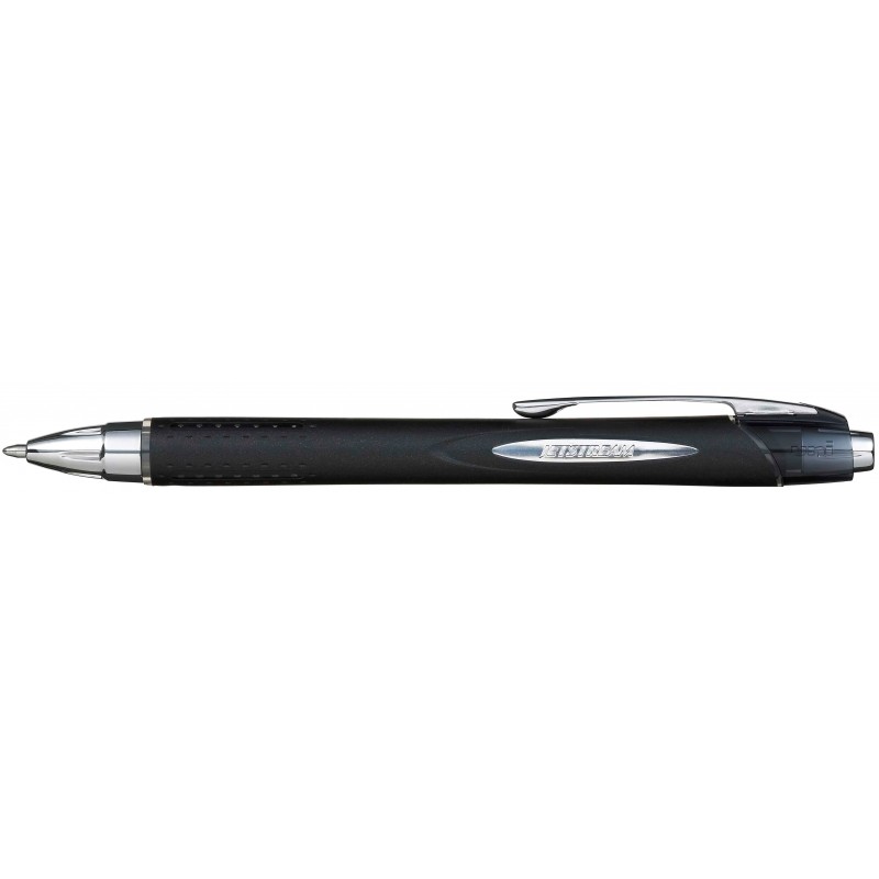 Stylo bille rétractable Uni-ball JetStream 1mm Noir x12