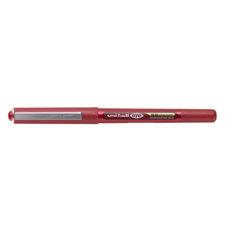 Stylo roller Uni-ball Eye Ultra Micro 0,38 mm rouge x12