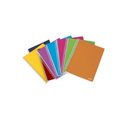 ✅ LOT de 8 Ancor Classic Stripes Carnet à Spirale Carré Folio Format 4x4mm - 80 Feuilles 90gr - Couverture Pla en stock