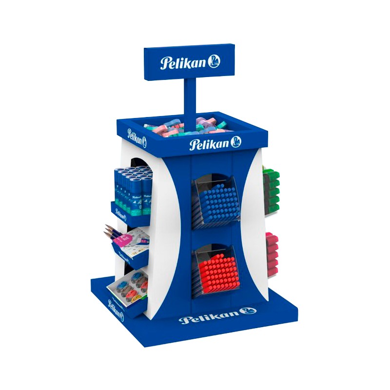 Présentoir papeterie Pelikan 364 unités - Multicolore