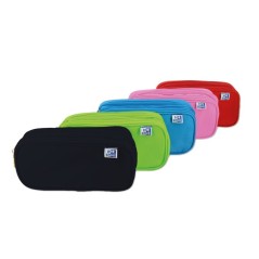 ✅ LOT de 5 Trousse triple Oxford Kangoo Kids - 3 Fermetures éclair - Polyester résistant - Format compact de 2 en stock