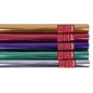 Apli Présentoir de 55 Rouleaux de Papier Cadeau Métallisé - 11 Rouleaux par Couleur - Dimensions du Rouleau 0,70x2m - Couleurs