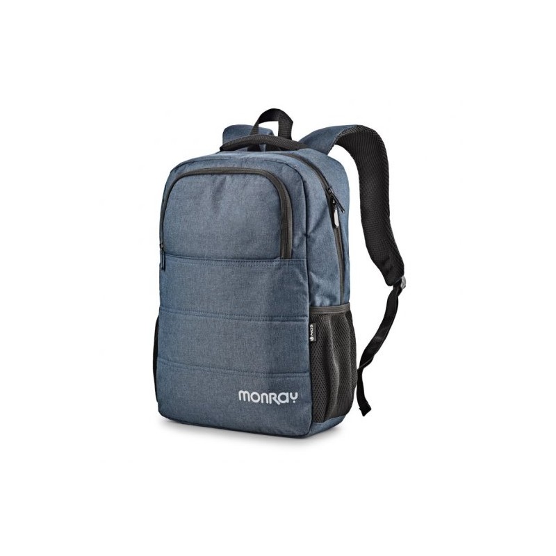 NGS Sacks Charter Sac à dos pour ordinateur portable jusqu'à 15,6" - Rembourrage interne doux - Poche centrale et latérale