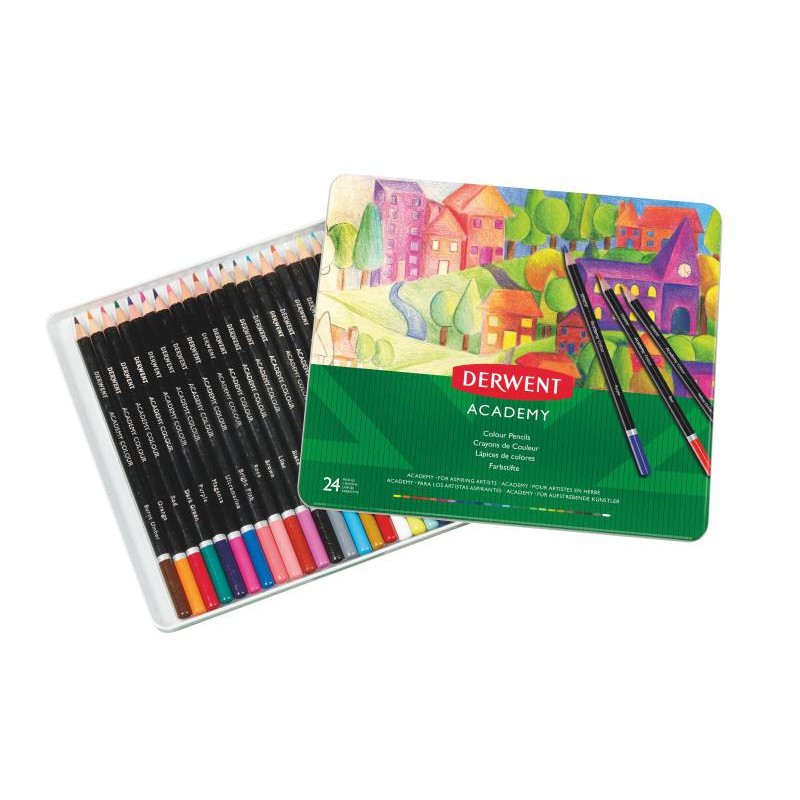 Derwent Lot de 24 Crayons Couleur