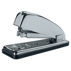 ✅ Petrus 230C Retro Metal Agrafeuse - Jusqu'à 30 Feuilles - Agrafage Fermé, Ouvert et Cloué - Couleur Chrome en stock