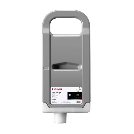 ✅ Cartouche d'encre noire d'origine Canon PFI706 - 6681B001 couleur Noir en stock