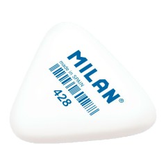 gomme triangulaire blanche Milan 428