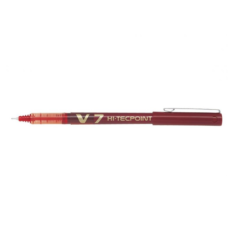 Stylo roller rouge Pilot V7 lot de 12 Stylo roller rouge Pilot V7 lot de 12