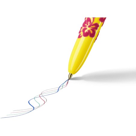 Stylo bille 4 couleurs Bic lot de 12