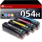 Pack 4 toners compatibles CANON 054H
