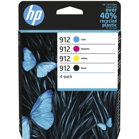 ✅ HP MultiPack 912 (6ZC74AE) 4 cartouches couleur pack en stock
