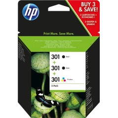 ✅ HP Multipack 301 noir et couleur (E5Y87EE) couleur pack en stock
