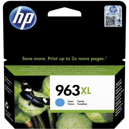 ✅ HP Cartouche encre 963 XL (3JA27AE) cyan couleur cyan en stock