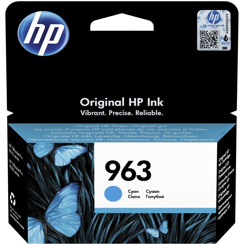 HP Cartouche encre 963 (3JA23AE) cyan