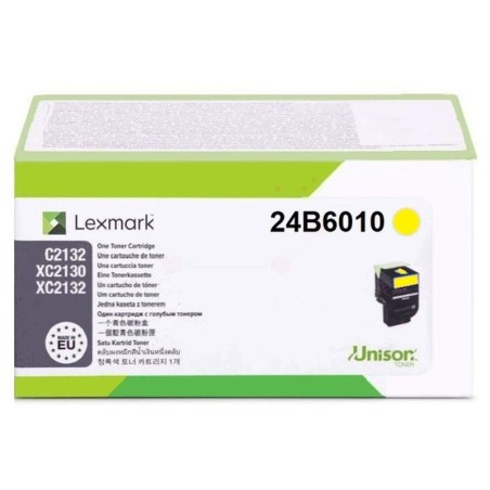 ✅ Lexmark toner 24B6010 jaune couleur jaune en stock
