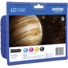 ✅ Brother Pack 4 cartouches LC1240 couleur pack en stock