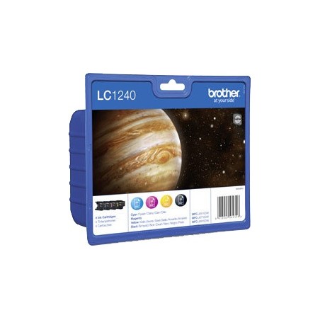 ✅ Brother Pack 4 cartouches LC1240 couleur pack en stock