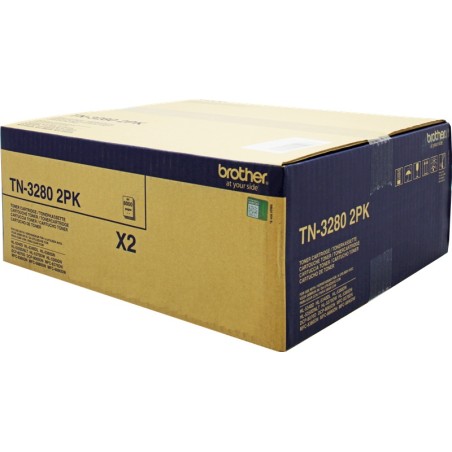 ✅ Brother TN-3280TWIN Multipack Toner Noir couleur Noir en stock