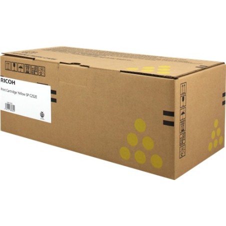 ✅ Ricoh 407534 (SP C252E) jaune couleur jaune en stock