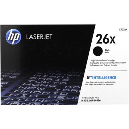 ✅ HP Toner 26X (CF226X) Noir couleur Noir en stock