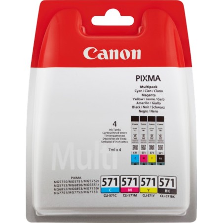 Canon multipack quatre cartouches couleur