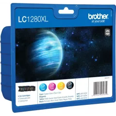 Brother pack LC1280XL 4 cartouches