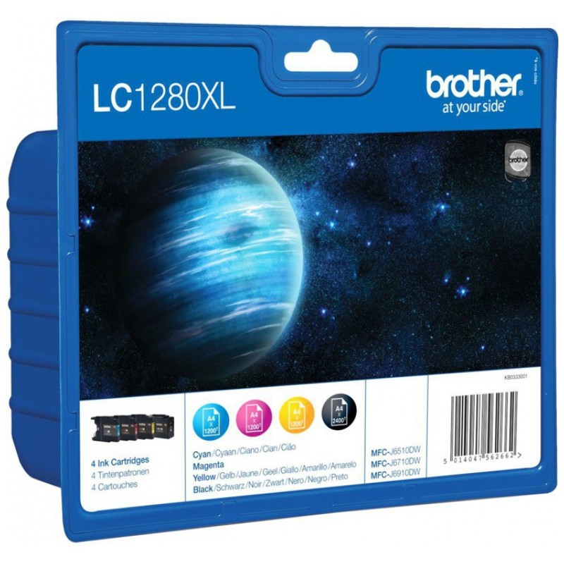 Brother pack LC1280XL 4 cartouches