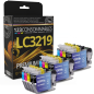 Pack 123CONSOMMABLES compatible BROTHER LC3219 XL, 12 cartouches Pack 123CONSOMMABLES compatible BROTHER LC3219 XL, 12 cartouches