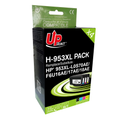 ✅ Pack UPrint compatible HP 953 XL, 4 cartouches couleur pack en stock