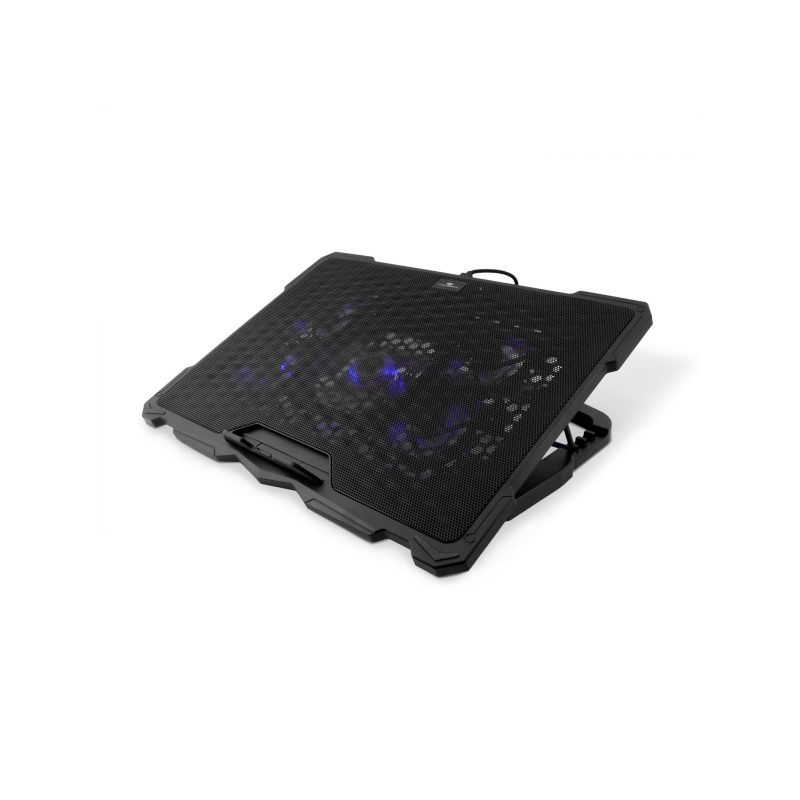 Coolbox NCP17-V5 Base de Refroidissement Portable - Silencieuse - Compatible 17" - Design Ergonomique - Couleur Noir