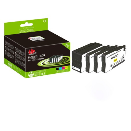 ✅ Pack 4 cartouches UPrint compatible avec HP 963XL couleur pack en stock
