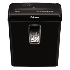 ✅ Fellowes P-30C Destructeur de papier manuel à coupe de particules - Détruit jusqu'à 6 feuilles - 15L - Coul en stock