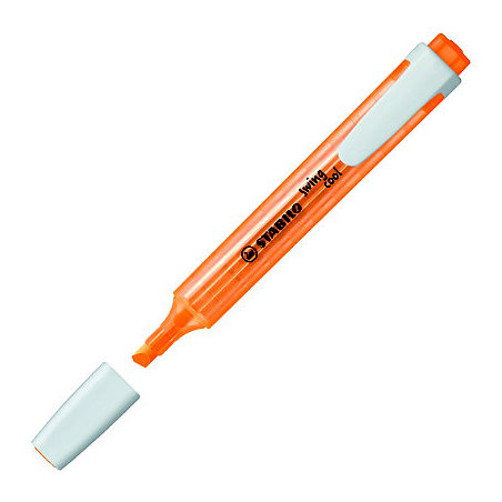 surligneur orange Stabilo capuchon chisel