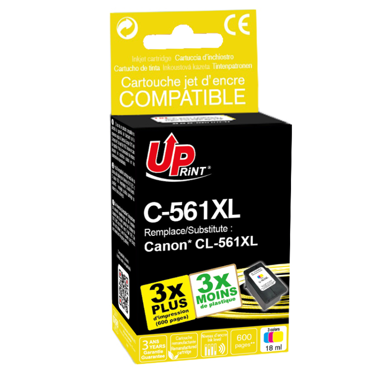 Cartouche encre UPrint compatible CANON CL-561 XL couleur