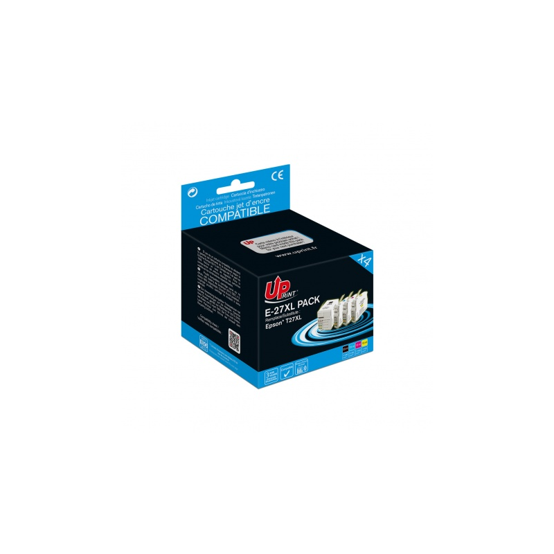 Pack UPrint 4 cartouches compatible EPSON T27 Pack UPrint 4 cartouches compatible EPSON T27