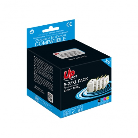 ✅ Pack UPrint 4 cartouches compatible EPSON T27 couleur pack en stock