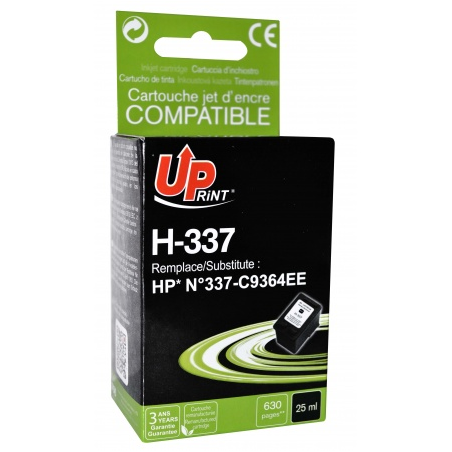 ✅ Cartouche encre UPrint compatible HP 337 noir couleur Noir en stock