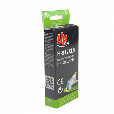 ✅ Cartouche encre UPrint compatible HP 912 XL M (3YL82AE) magenta couleur magenta en stock
