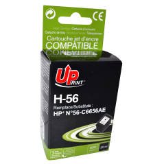 ✅ Cartouche encre UPrint compatible HP 56 noir couleur Noir en stock