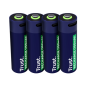 Pack de 4 piles rechargeables Trust 1700 mAh AA