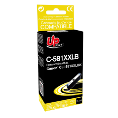 ✅ Cartouche encre UPrint compatible CANON CLI-581 XXL BK noir couleur Noir en stock
