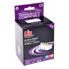 ✅ Pack UPrint compatible BROTHER LC-3213, 4 cartouches couleur pack en stock